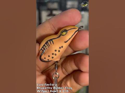 shorts Lure Factory Bhupathy Rubber Frog, Double spinner frog lure for  Snakehead