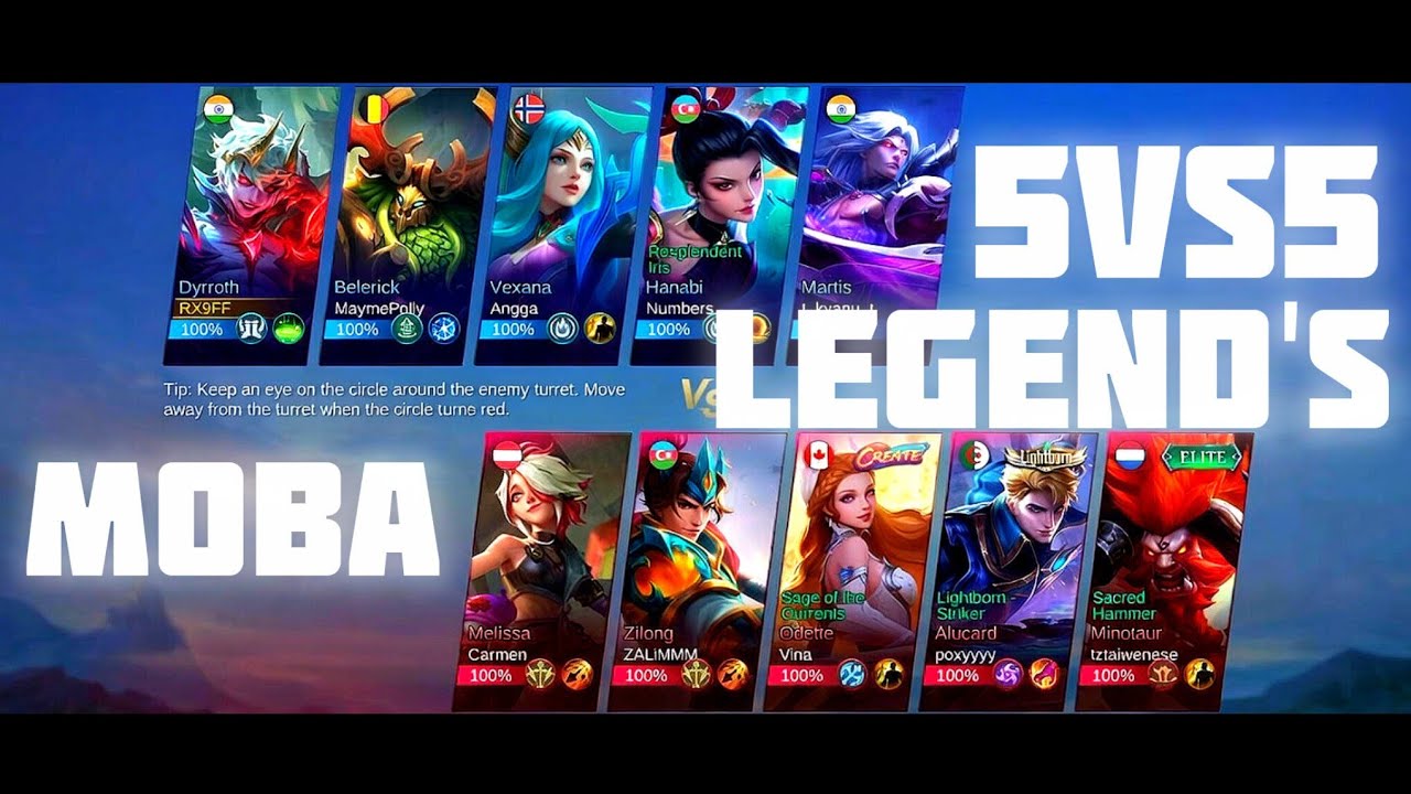 Moba Legends 5vs5 first try//moba Legends 5vs5 raister 😈😈 