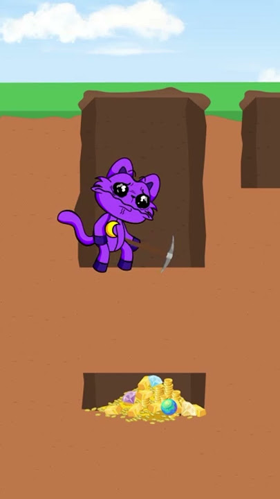 Catnap dan Kejutan Emas, Usaha yang Terbayar Lunas #shorts #catnap #animation #animation #emas