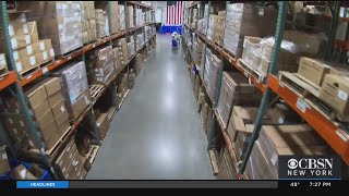 CBS2 Visits Northwell Health's PPE Warehouse