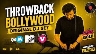Throwback Bollywood DJ Set 🎧 | 90s & 2000s Hits | 9XM • MTV • Channel V Nostalgia Mix