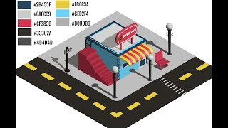 How to Make an Isometric 3D House in Adobe Illustrator Without a Grid!