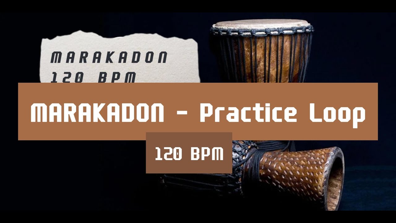 MARAKADON ( Takè ) || West African Rhythm Loop || 120 Bpm