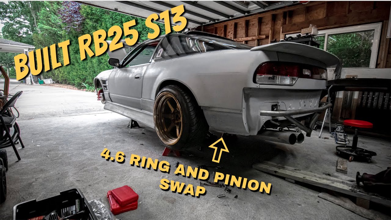 Rob's RB25 240sx Drift car + 4.6 ring and pinion swap from an Nissan