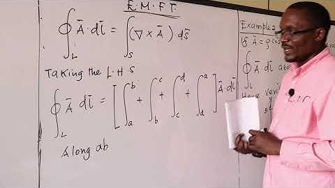 DIVERGENCE AND STOKES THEOREM PART 2 BY OMONDI