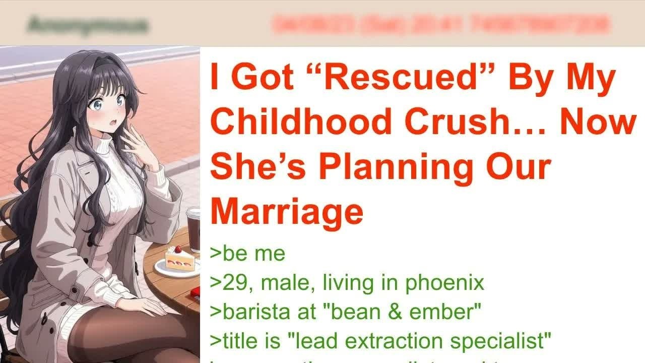 I Got “Rescued” By My Childhood Crush… Now She’s Planning Our Marriage ｜ 4chan Greentext Stories