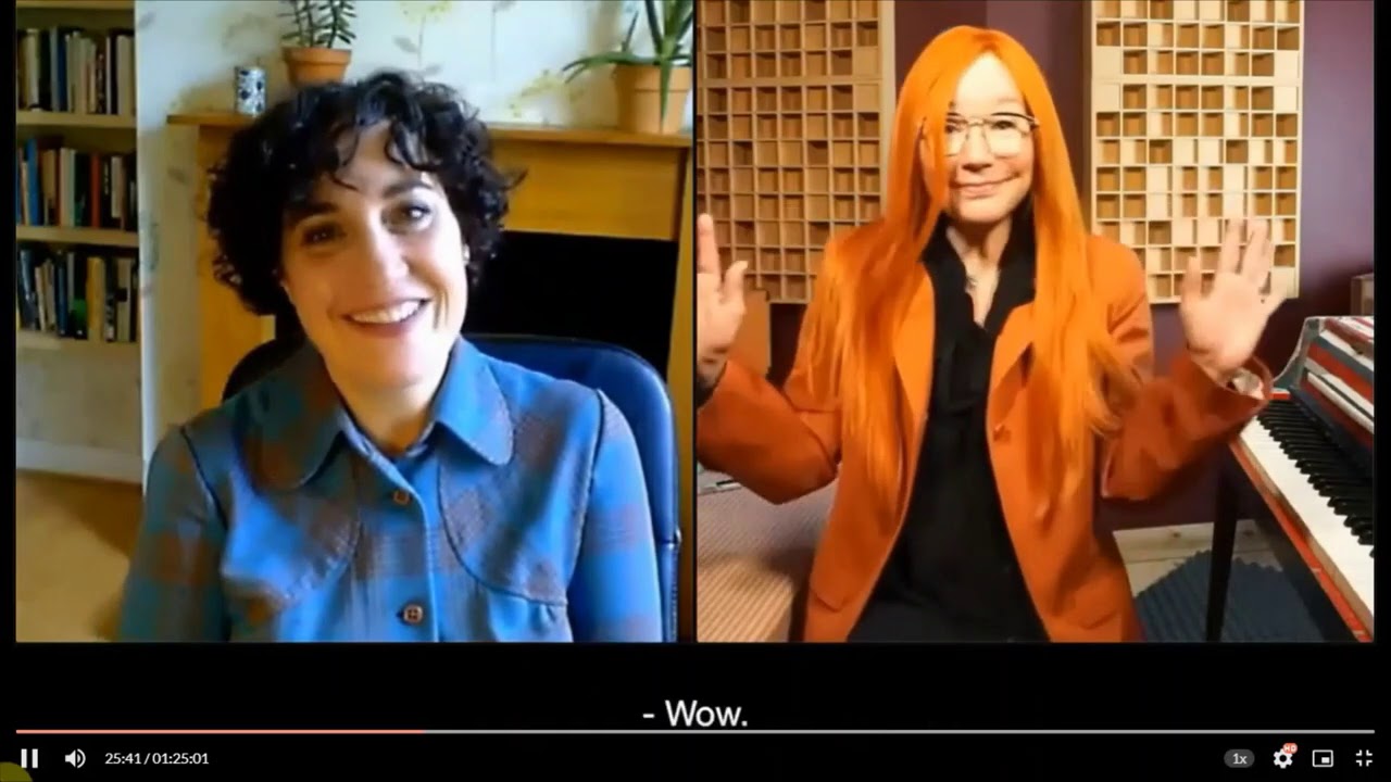 Tori Amos Manchester Literature Festival 23 October 2020 w/ Kate Feld