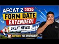 Date Extended😱 AFCAT 2 2026 Form Last Date Extended | Big Relief for Aspirants! Learn with Sumit