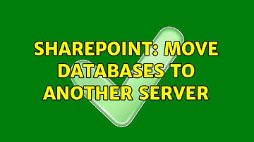Sharepoint: Move databases to another server (3 Solutions!!)