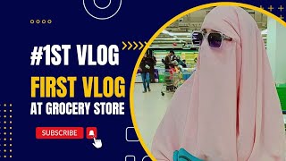 AJ Mai Gai grocery shopping ke liye | First vlog at grocery store