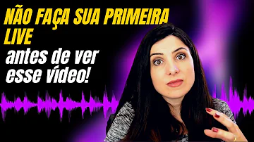O que falar no começo de uma live?