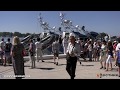 Балтийск. День ВМФ. Выставка вооружения. Посещение боевых кораблей.