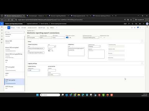 Finance Utilities – Electronic reporting export