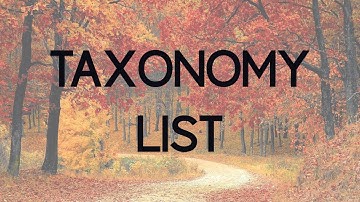 How to Add a Taxonomy list in Wordpress.