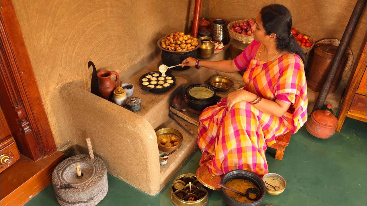 Ragi Breakfast \u0026 Snack Recipes Cooking In Village House || Healthy Ragi Adai || The Traditional Life