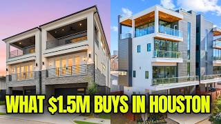 What 1 5M Buys in Rice Military Houston TX 2 Luxury Homes Tour