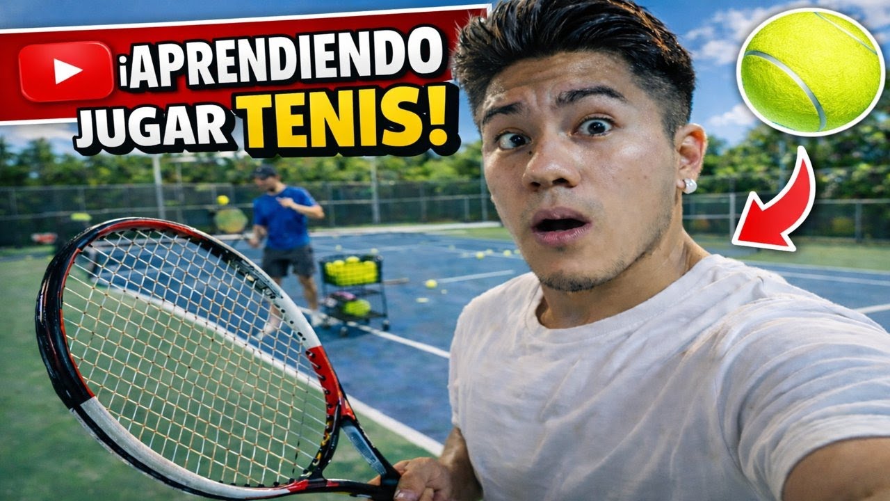 APRENDIENDO a jugar TENIS con MASOKU  - SiDeRaL