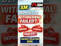XM Deposit or Withdrawal issue 😥? 💯 Woking Solution | XM UPI Deposit Problem Solution 2026 #shorts