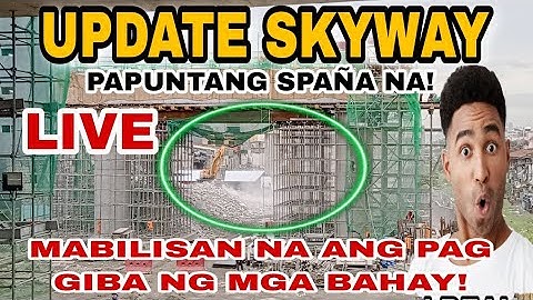 Update Skyway DIMASALANG To Spaña LIVE