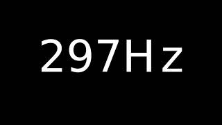 Speaker Sound Test 297Hz
