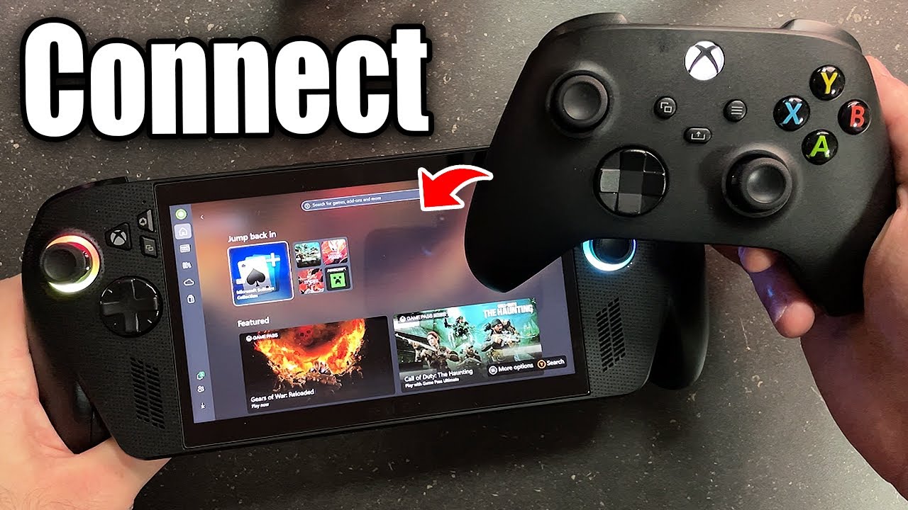How To Connect Xbox Controller To ROG Xbox Ally X - YouTube
