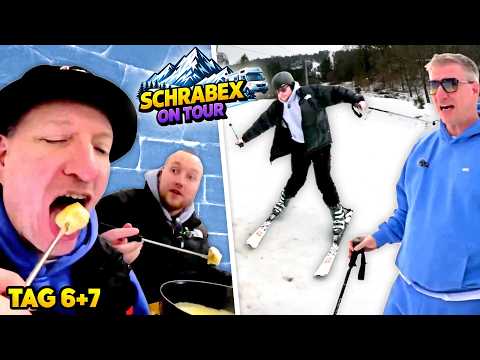 ⛷️ZARBEX ERSTES MAL SKI = CRASHOUT🤣 & LUXUS IGLU🧊 auf der ZUGSPITZE😱 | WINTERBERG-TOUR🚍 2026 Tag 6+7