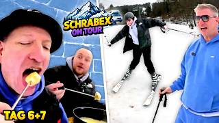 ⛷️ZARBEX ERSTES MAL SKI = CRASHOUT🤣 & LUXUS IGLU🧊 auf der ZUGSPITZE😱 | WINTERBERG-TOUR🚍 2026 Tag 6+7