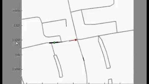 Particle map matching (examples)