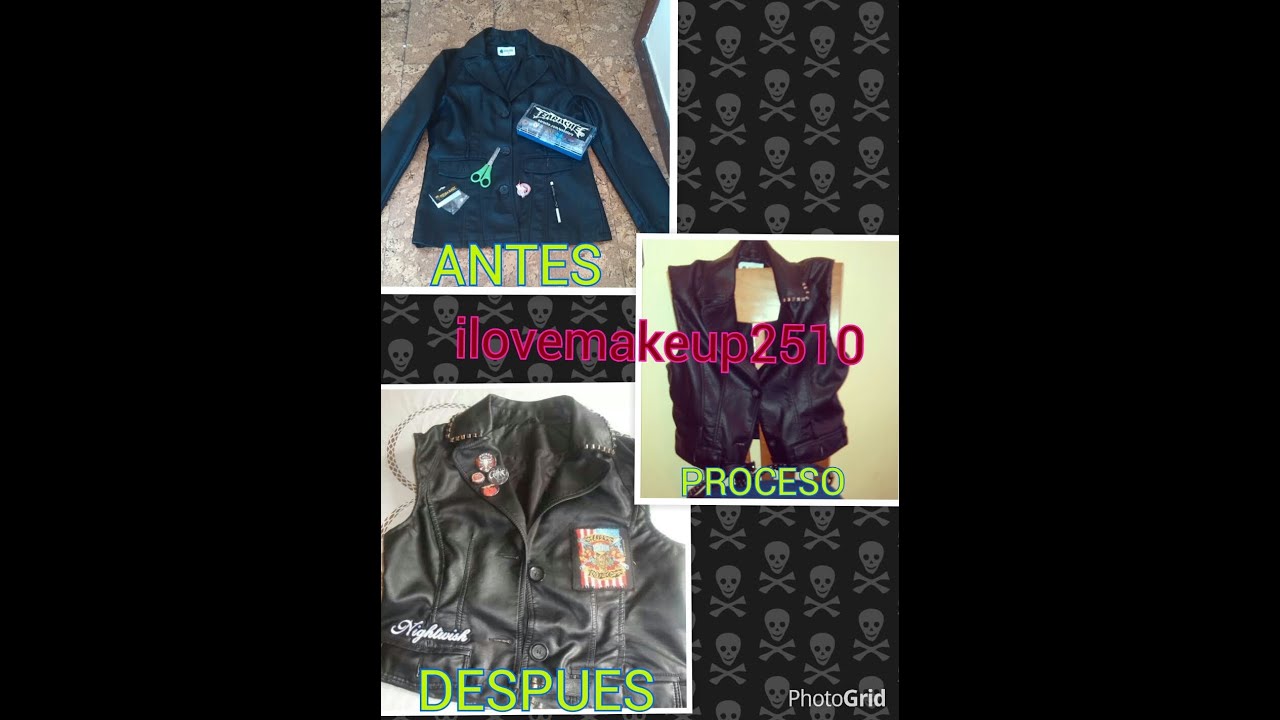 Customizar una Chaqueta a Chaleco Rockero