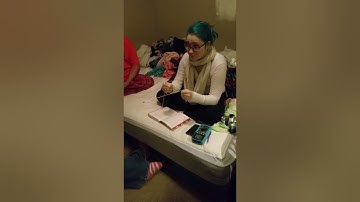 Dowsing rod session at Shelby