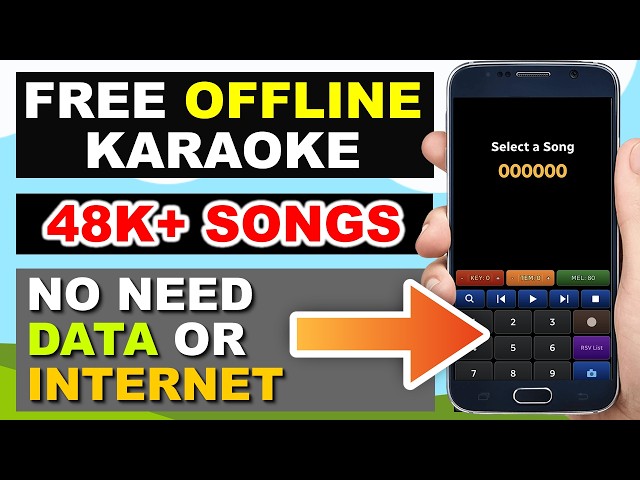 OFFLINE KARAOKE APP FOR ANDROID SONGHUB | NO NEED INTERNET | PWEDE KAHIT SAAN #songhub
