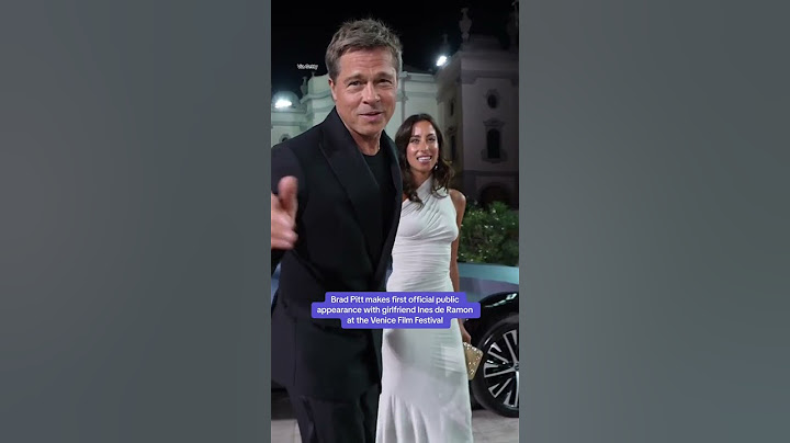 Brad Pitt makes first appearance with new girlfriend at Venice Film Festival | #yahooaustralia