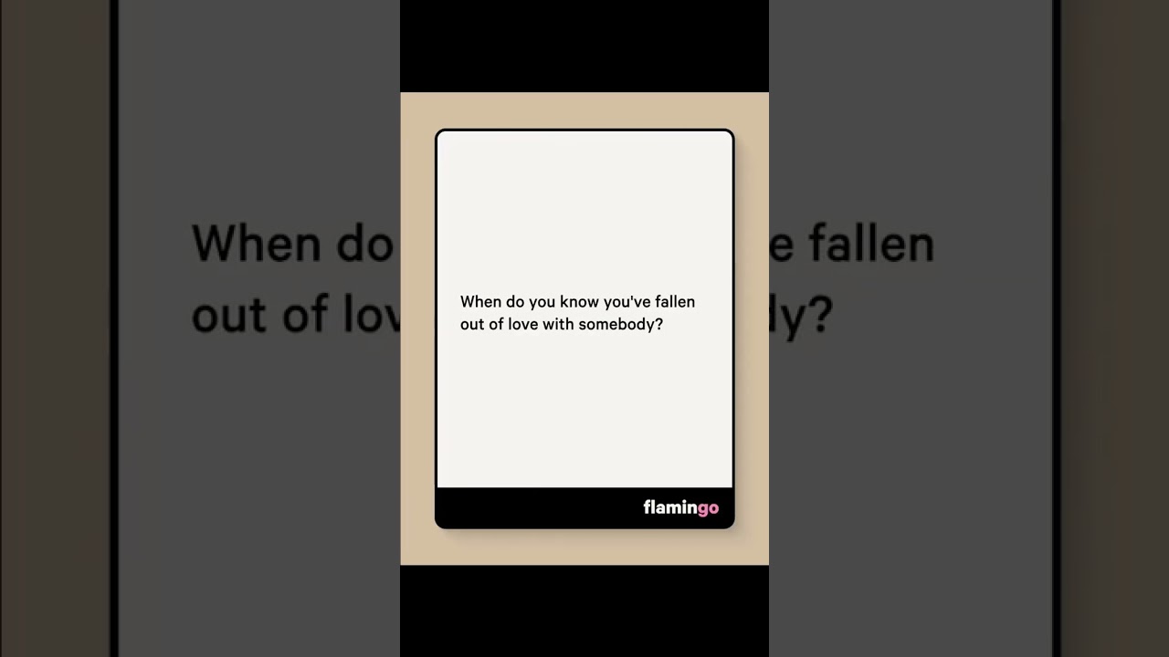 flamingo cards - 6 Questions For Couples - Game Play
