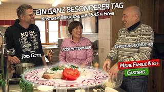 Rosi Mittermaier & Christian Neureuther cook in the mountain hut | Schlutzkrapfen & herb bread screenshot 4