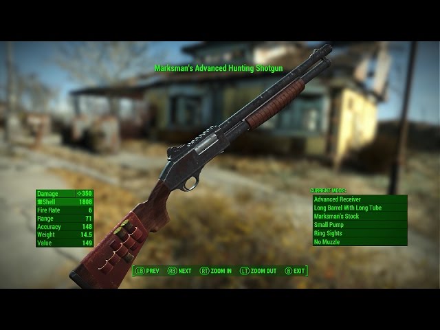 FALLOUT 4 MODS HUNTING SHOTGUN 