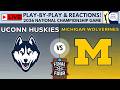 2026 National Championship: UConn Huskies vs Michigan Wolverines (Live Play-By-Play & Reactions)