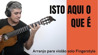 PDF Sample Isto aqui o que é - Ary Barroso - Fingerstyle - Julio Lemos guitar tab & chords by Julio Lemos.