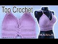 Top básico crochet muy fácil ¡TE ENCANTARÁ!