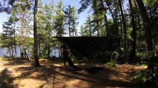 Hammock set up  - Timelapse