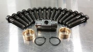 Installing LS rocker trunion upgrade using Powerhouse installation tool.