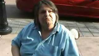 Crazy Old Lady In Wheelchair