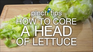 How to Core a Head of Lettuce