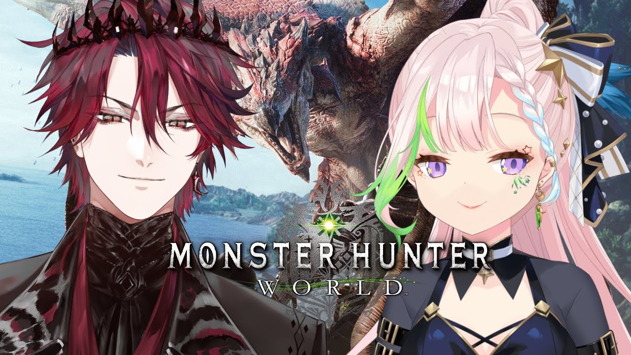 【 Monster Hunter World 】Red T-rex VS Monsters【 iofi / hololiveID 】