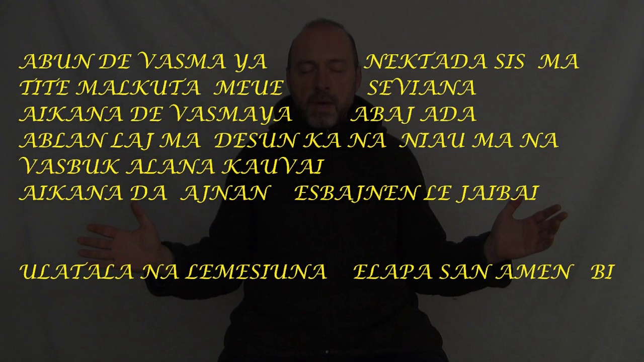 ? Padrenuestro en Arameo a capella Aramaic Voice - YouTube