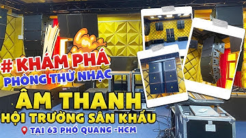 Khám Phá Phòng Thử Nhạc Âm Thanh Hội Trường, Sân Khấu, Sự Kiện Hiện Đại, Sang Trọng Bậc Nhất Tại HCM