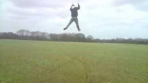 ****blade 4m power kite massive long 100m jump****