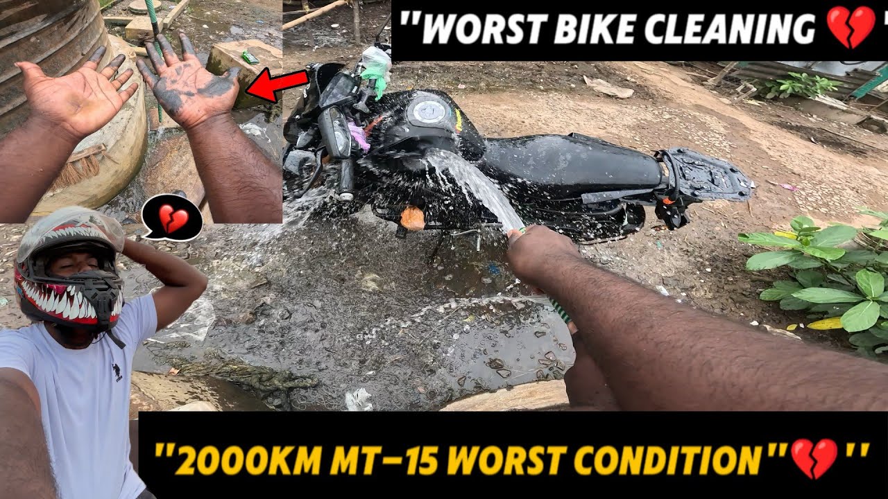 😱2000KM After MT-15 Condition | Worst Cleaning Ever💔 | 