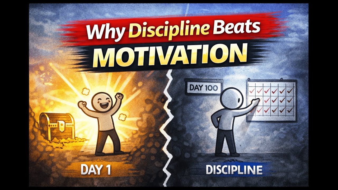 Why Discipline Beats Motivation The Truth Nobody Tells You