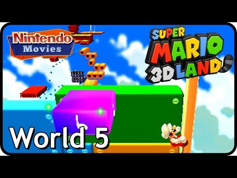 Super Mario 3D Land - World 5 (100% Walkthrough, All Star Coins)