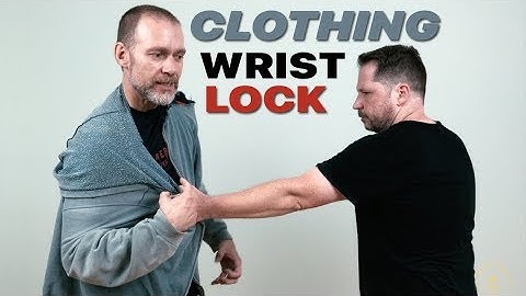 Clothing Wrist Lock Control Core JKD Clinch Technique